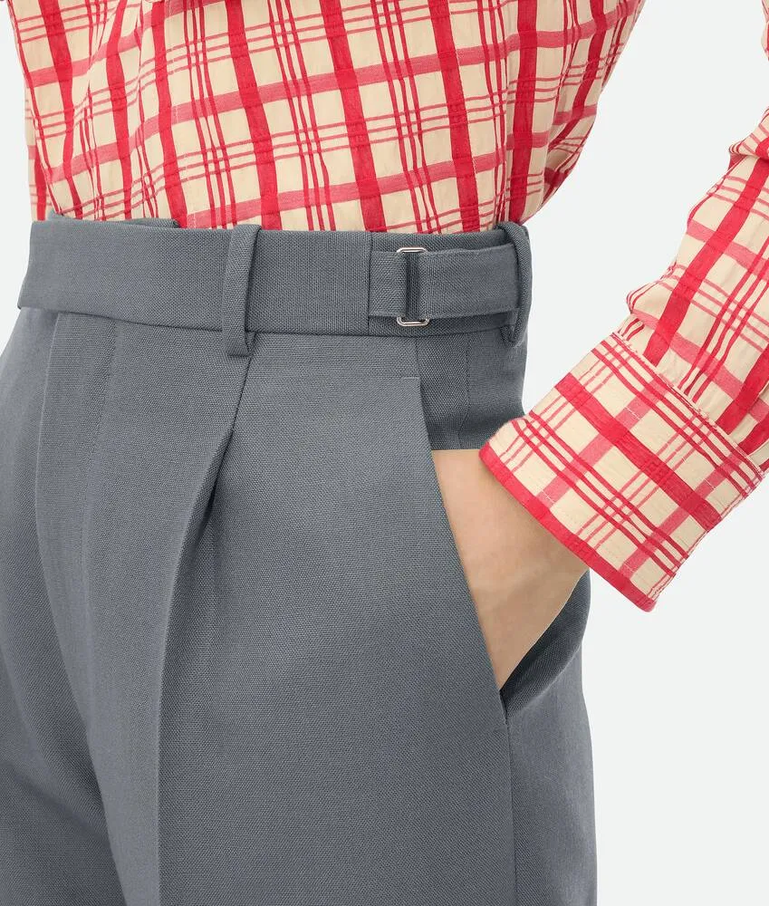 Pantaloni in lana mohair 