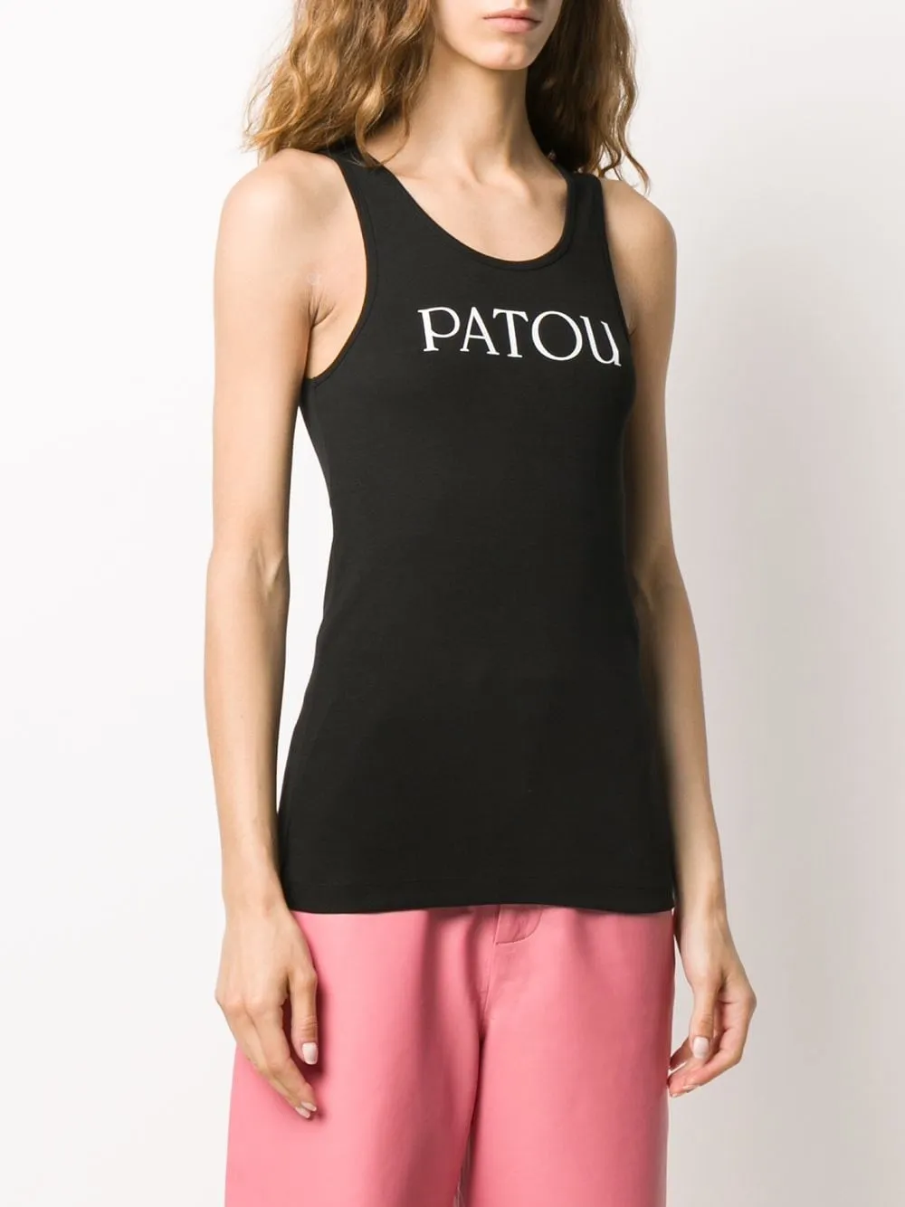Patou-Canotta con scollo ampio