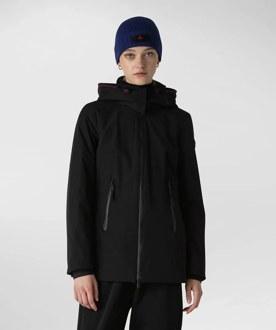 Peuterey Long Jacket with Hood / Black