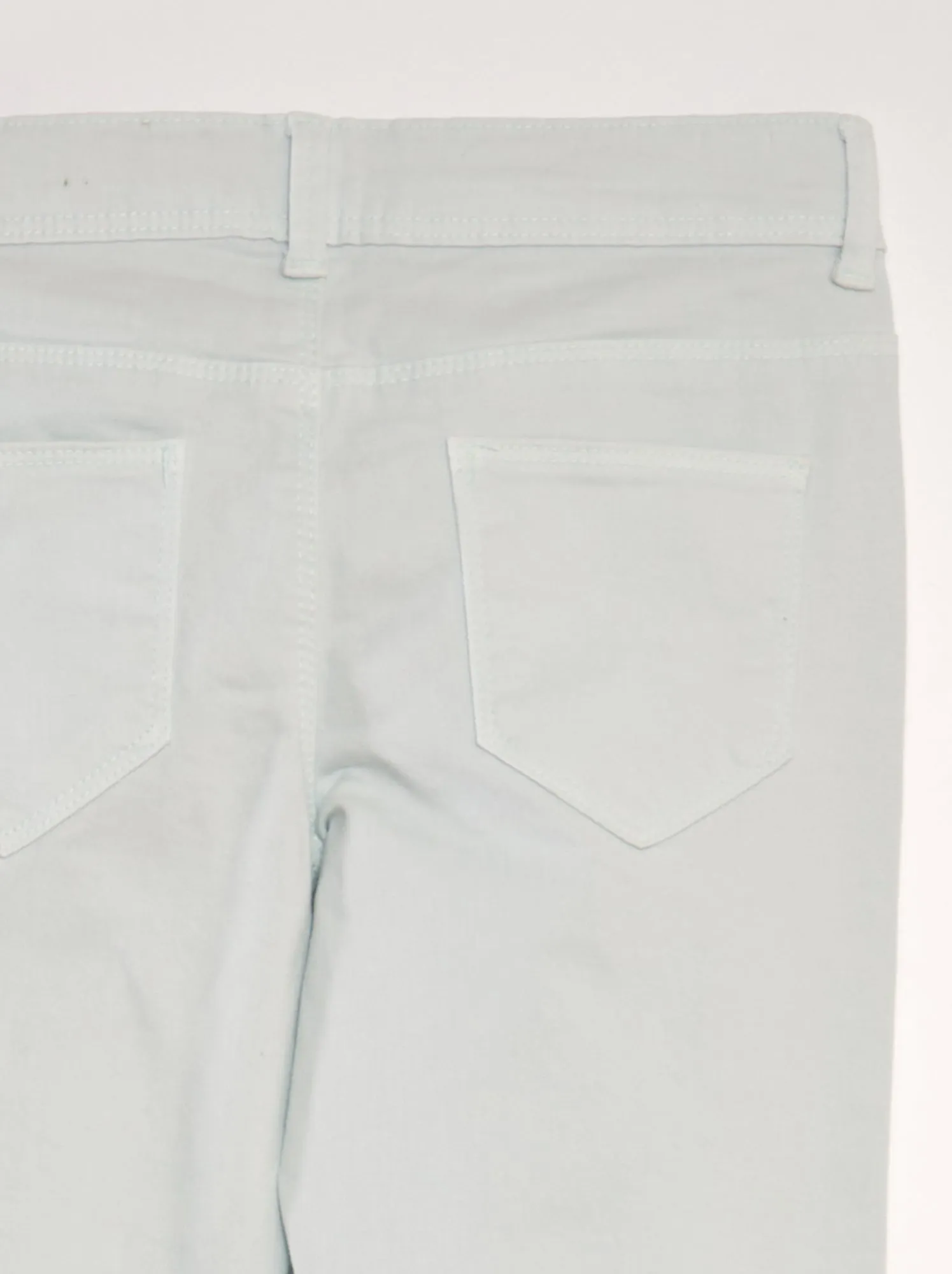 Pinocchietto skinny a vita alta - BLU