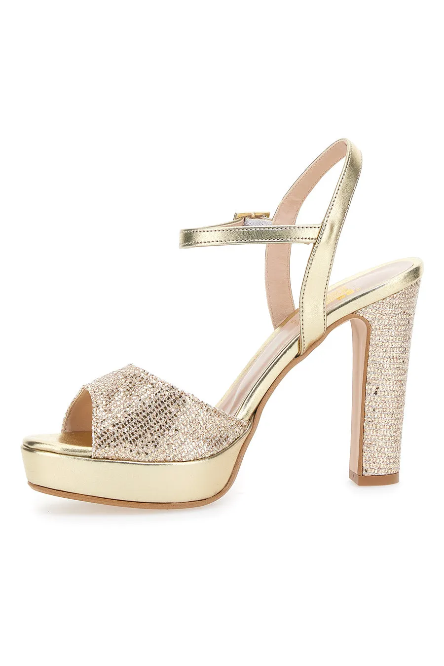   PITTARELLO ELITE Sandali con Tacco Pittarello Elite 452 Platino