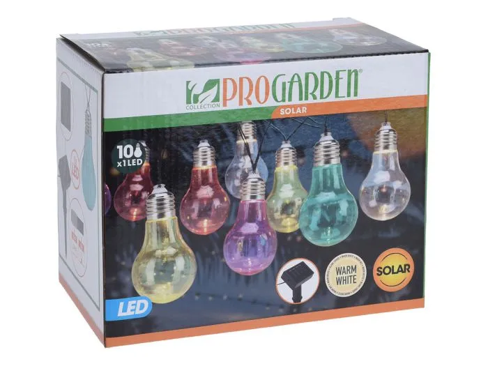 Pro Garden Solar Multi Colour catena luminosa