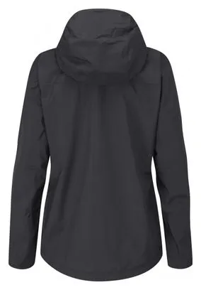 RAB Downpour Plus 2.0 Donna Giacca Impermeabile Nero