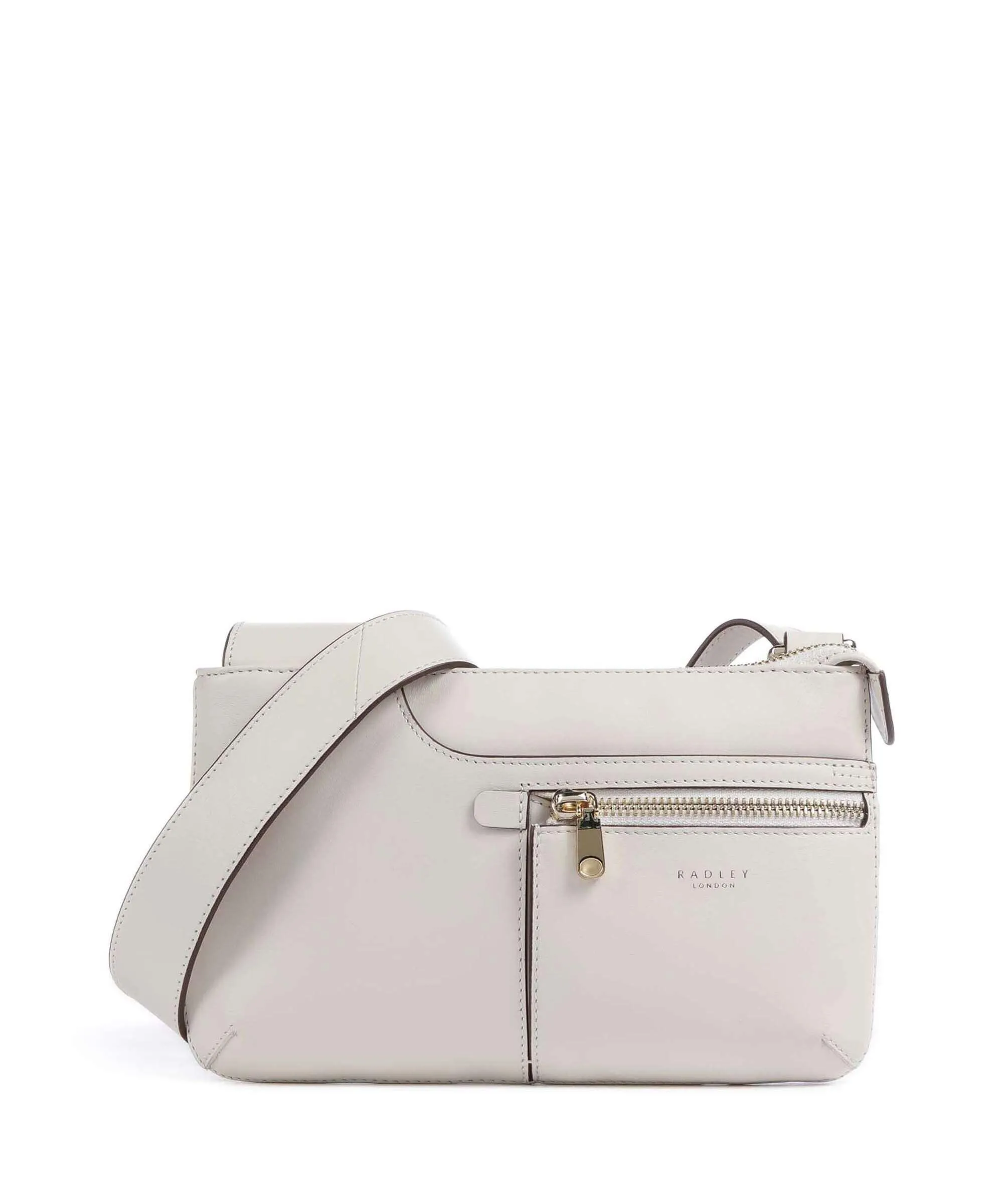  Radley London Pockets Icon Borsa a tracolla pelle di vacchetta finemente grana avorio  