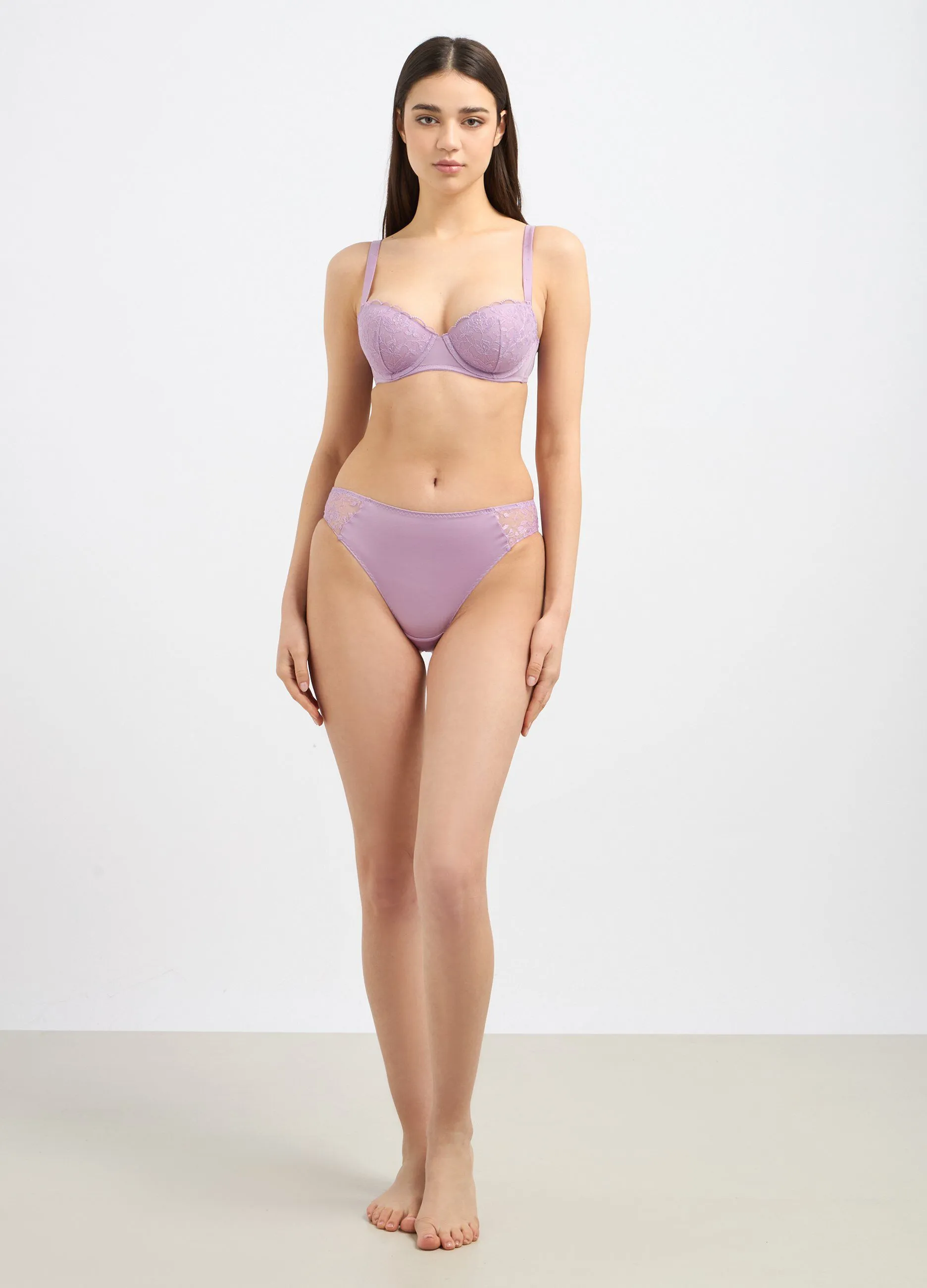 Reggiseno a balconcino in pizzo donna