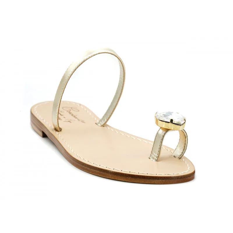 Sandali fascia e dito con cuore