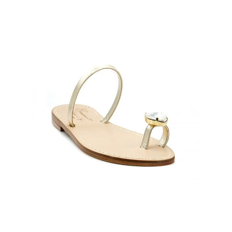 Sandali fascia e dito con cuore