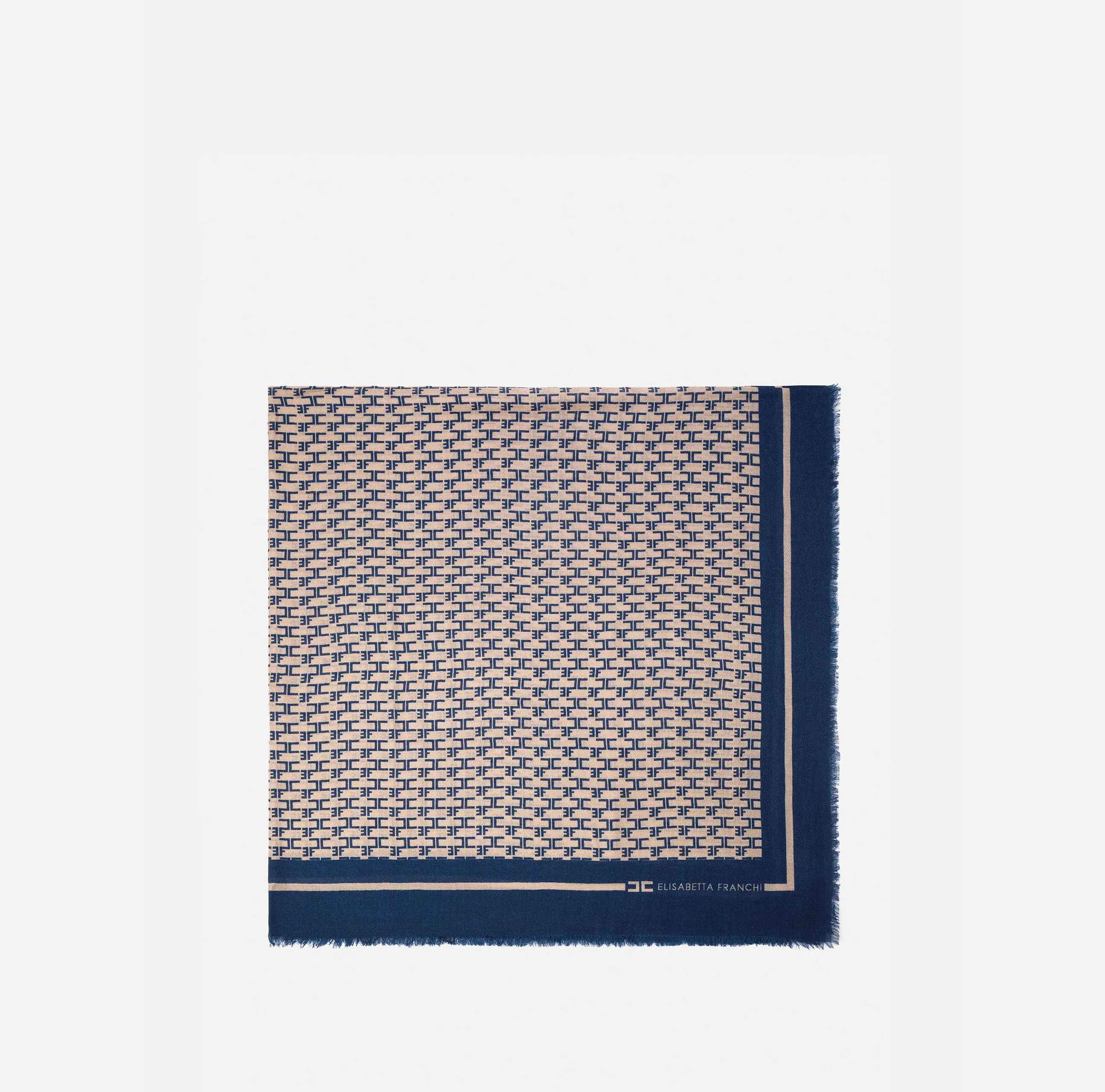 Sciarpa Monogram Elisabetta Franchi