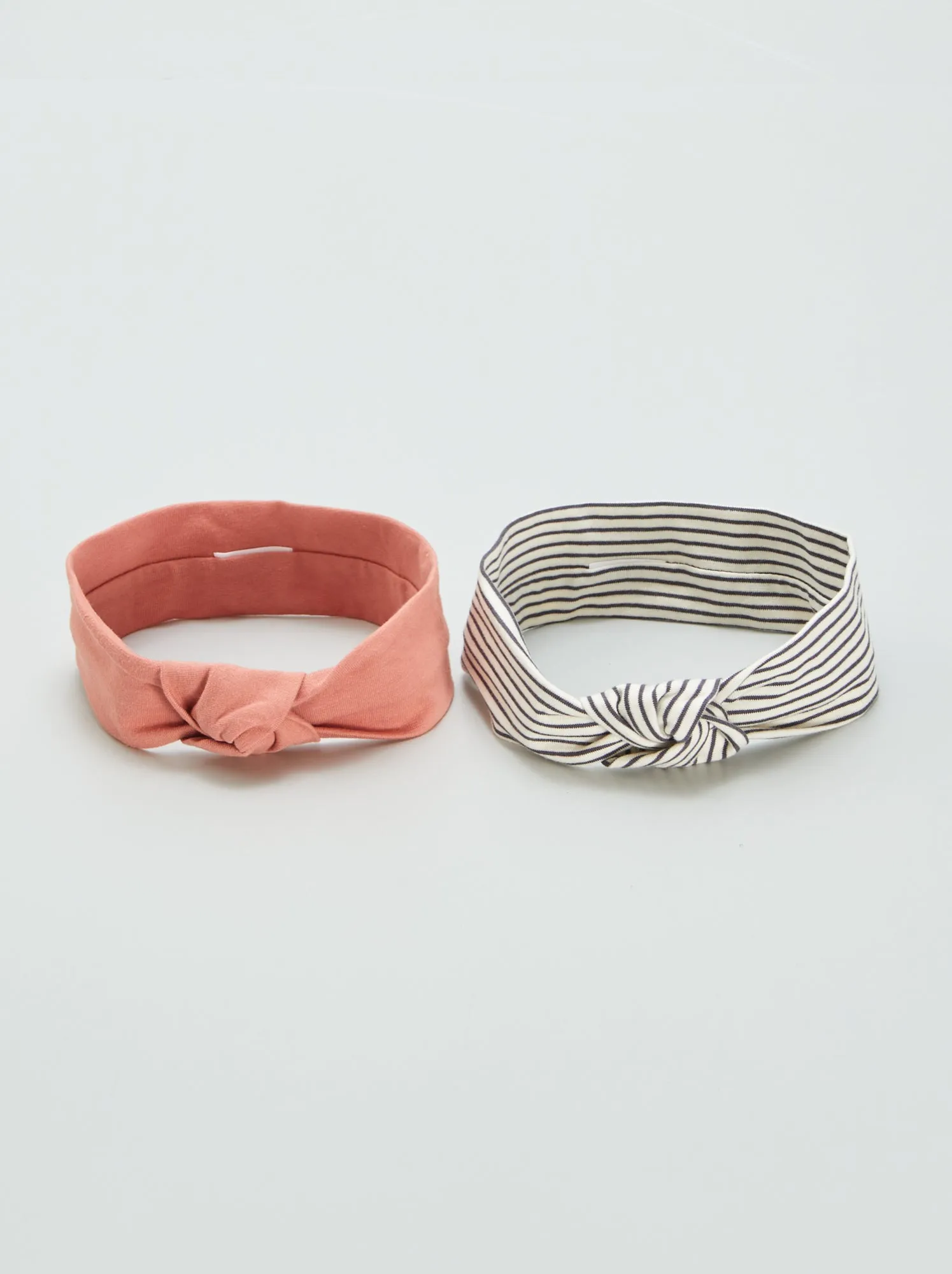 Set di 2 fasce con fiocco - ROSA
