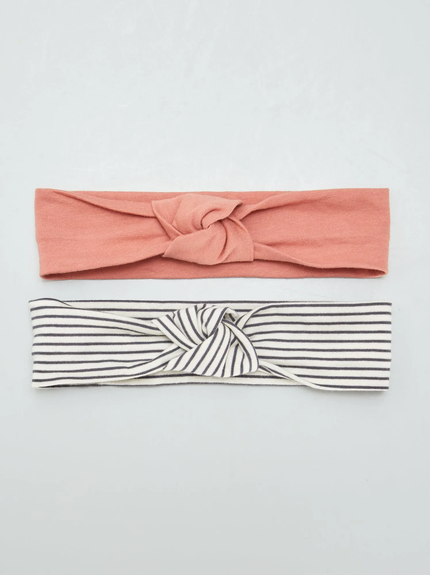 Set di 2 fasce con fiocco - ROSA