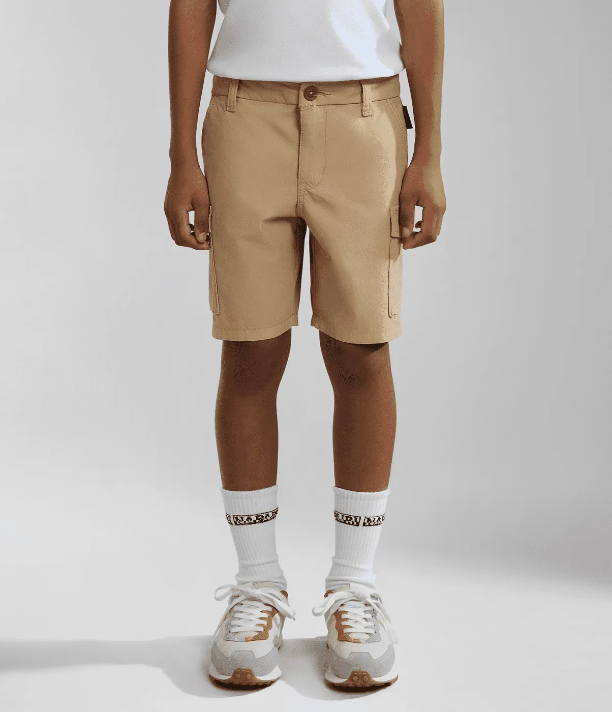 SHORT JUNIOR NAPAPIJRI K N-WHATI BEIGE CORNSTALK NP0A4HSB N1E