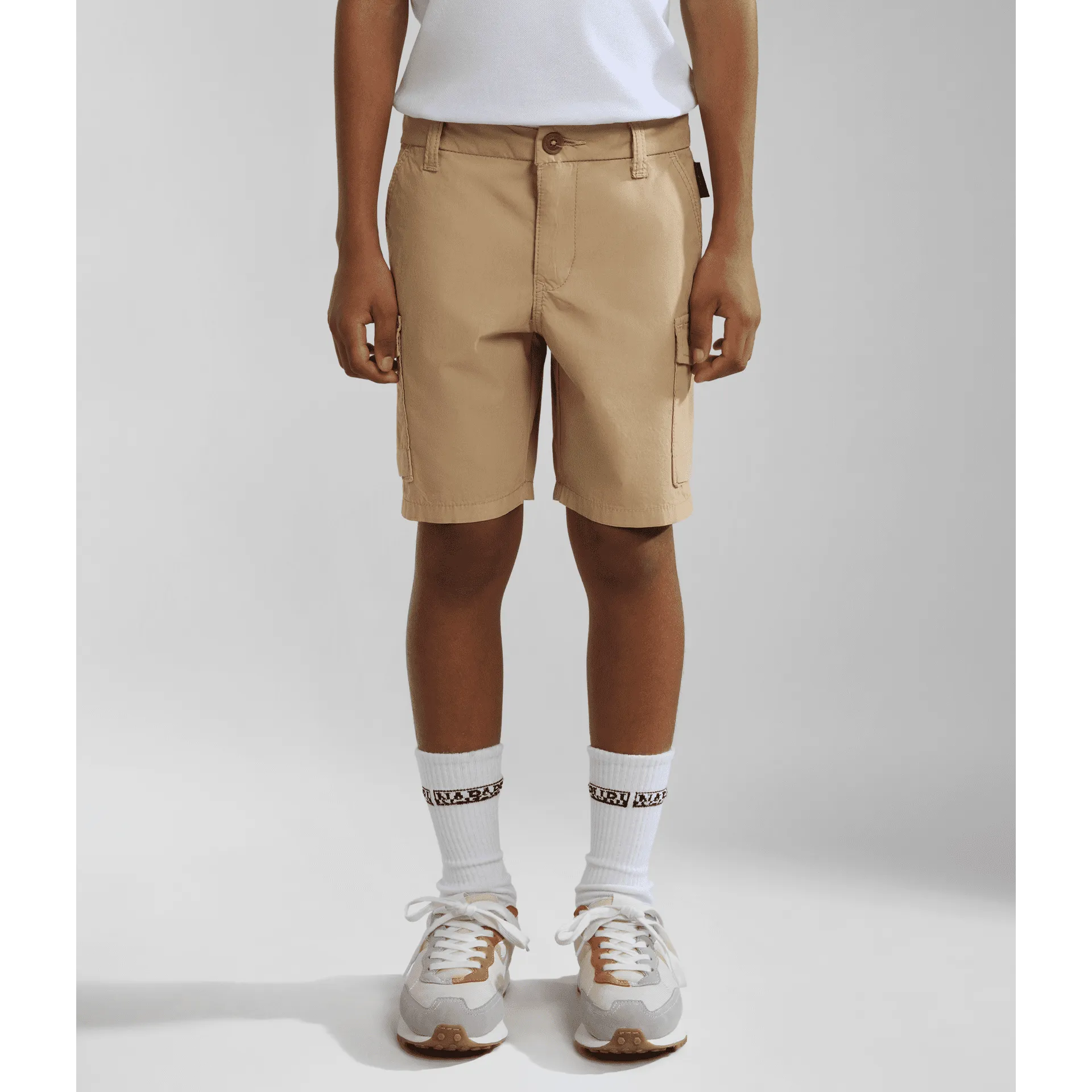 SHORT JUNIOR NAPAPIJRI K N-WHATI BEIGE CORNSTALK NP0A4HSB N1E