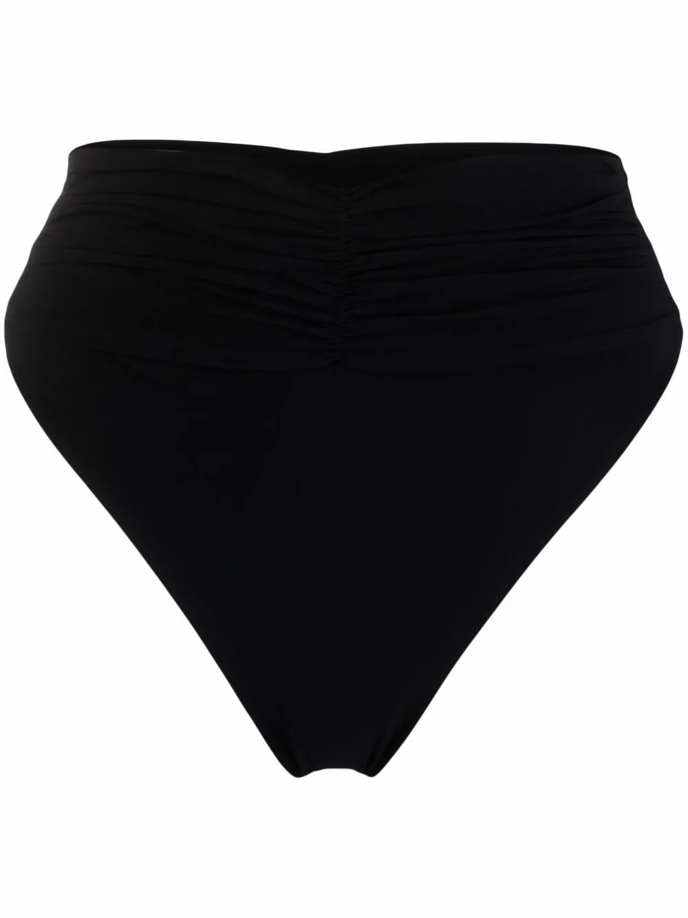 Slip bikini a vita alta in nero - donna