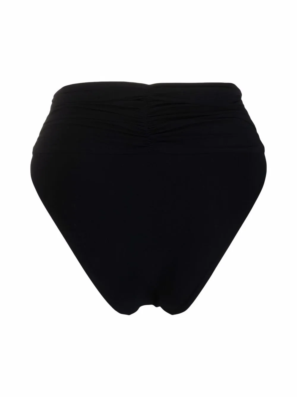Slip bikini a vita alta in nero - donna