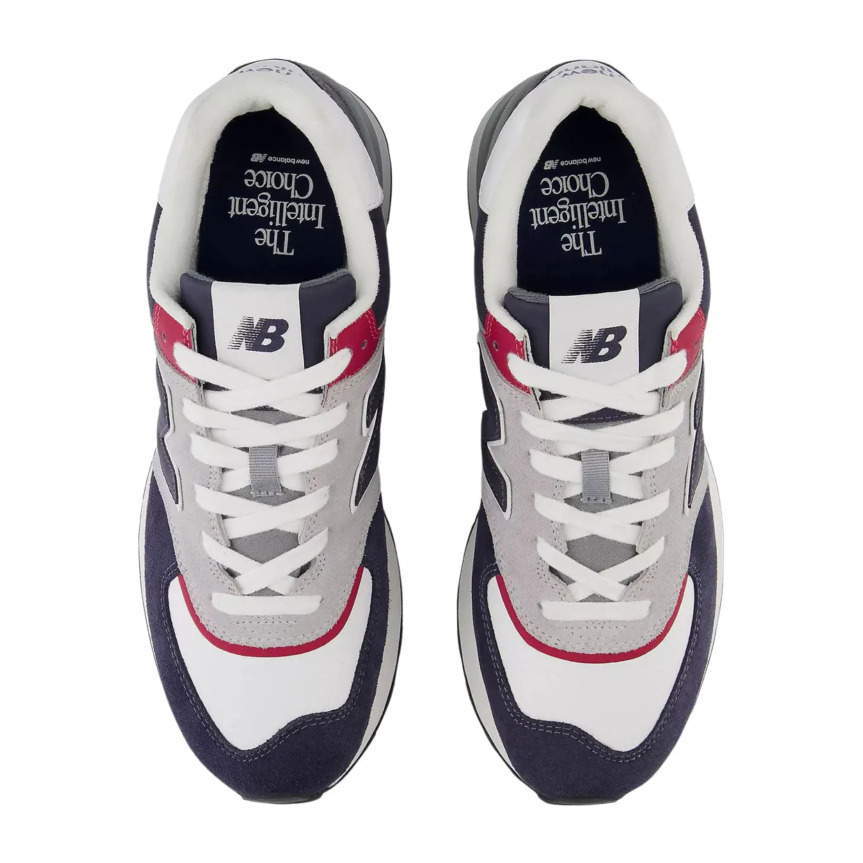 Sneakers Uomo New Balance U574LG Blu / Grigio / Rosso