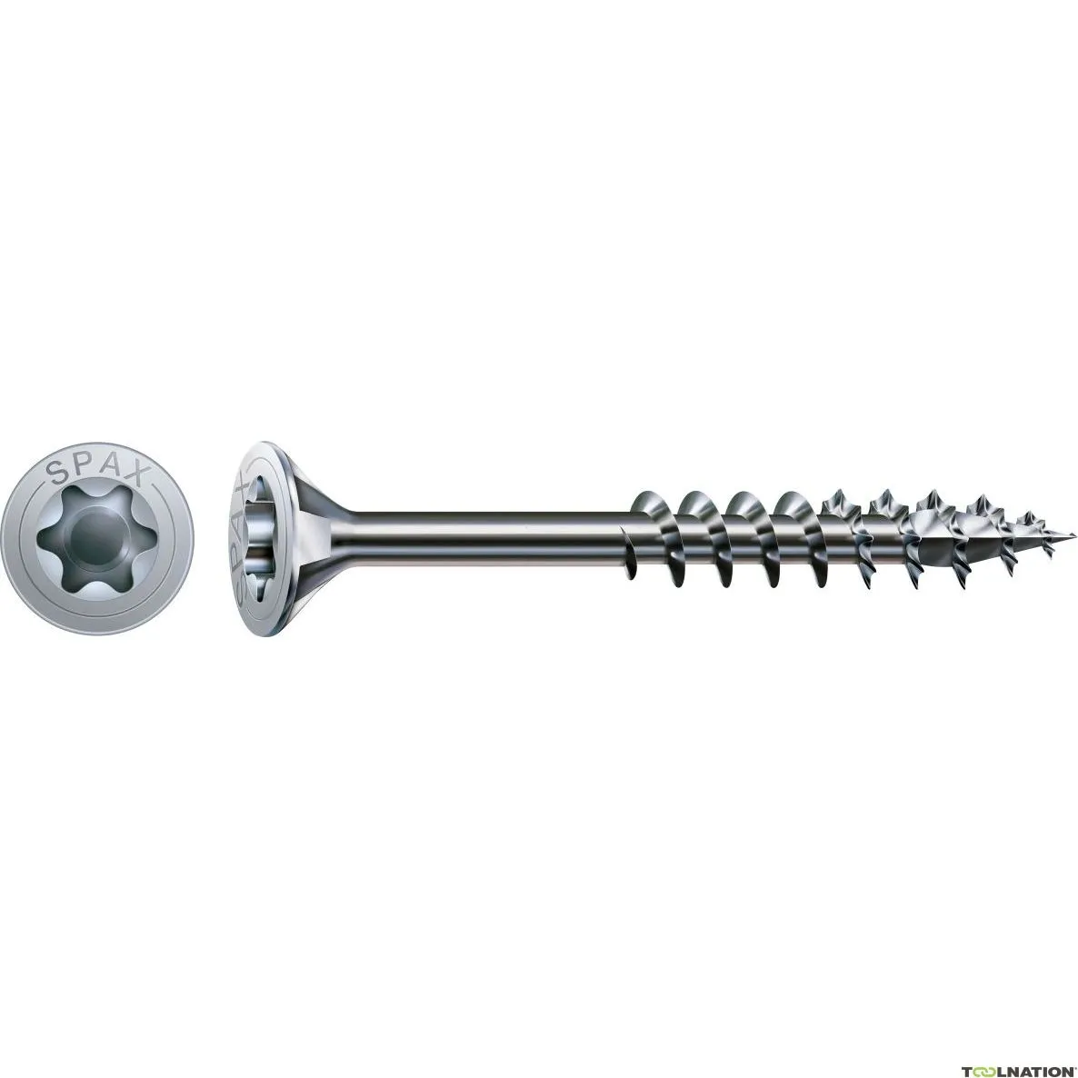 SPAX 0191010350306 Vite universale 3,5 x 30 mm, testa svasata, T-STAR PLUS T20, filettatura parziale, WIROX - 200ST in rotolo