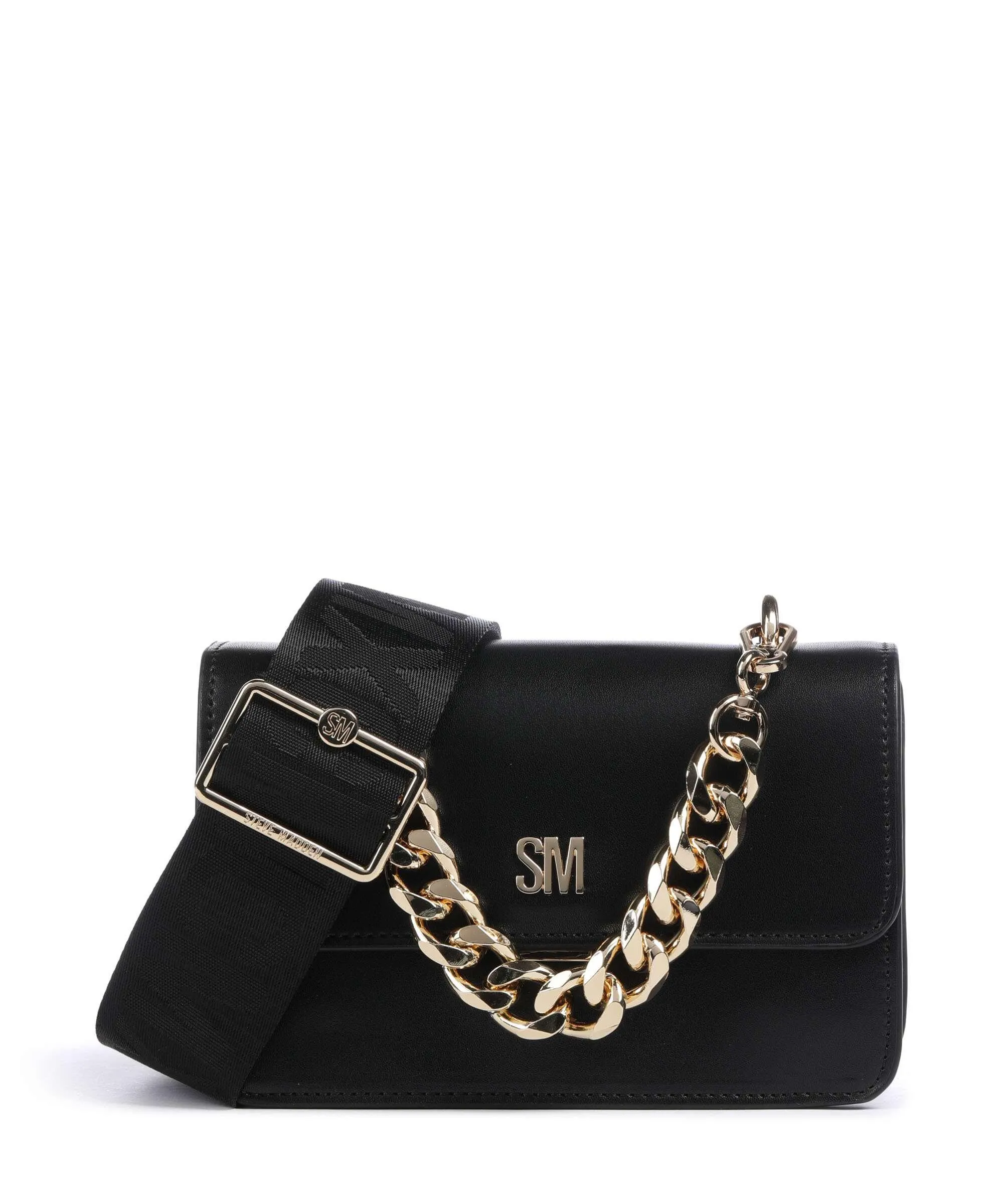 Steve Madden BZEN Borsa a tracolla pelle sintetica nero  