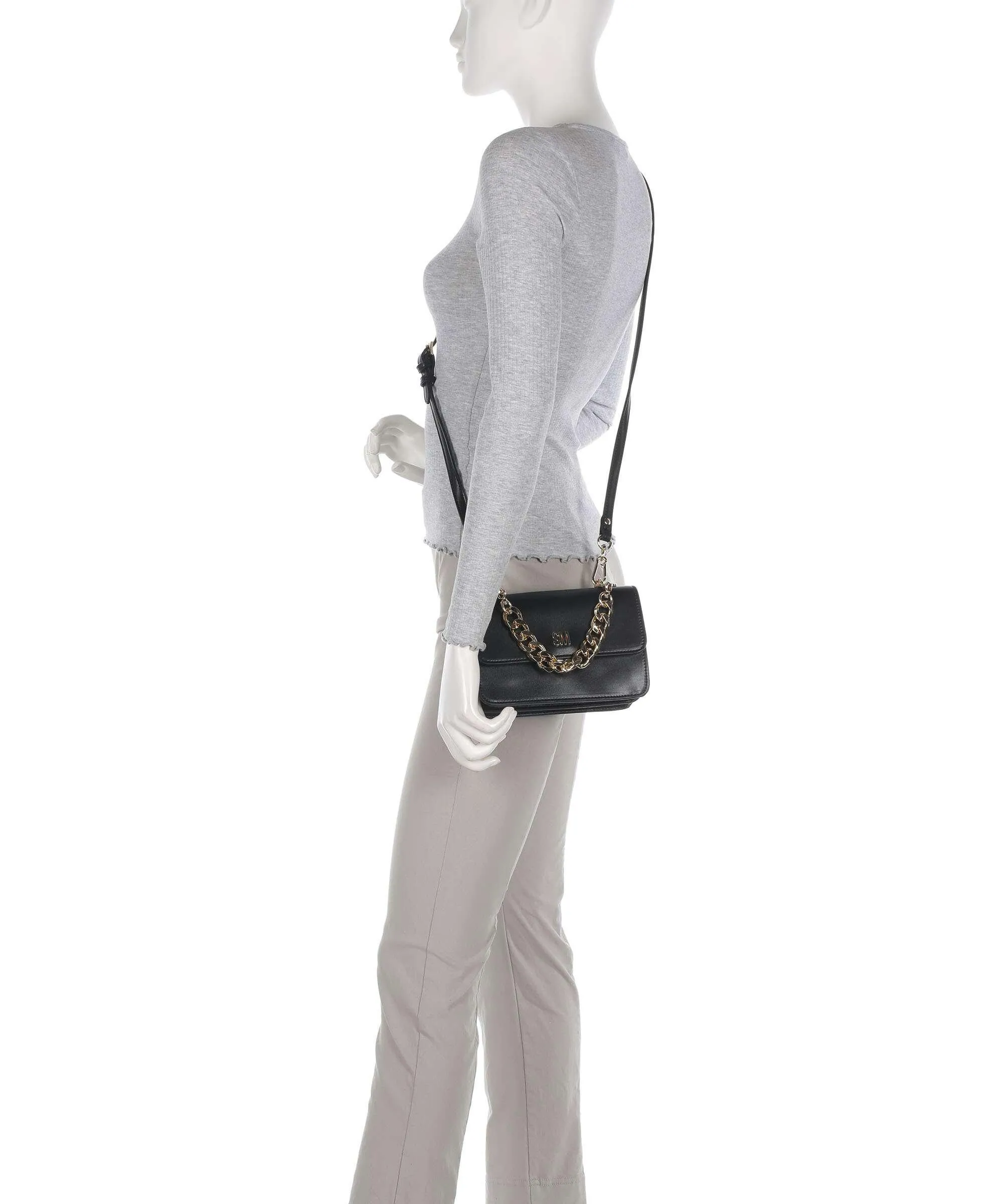  Steve Madden BZEN Borsa a tracolla pelle sintetica nero  