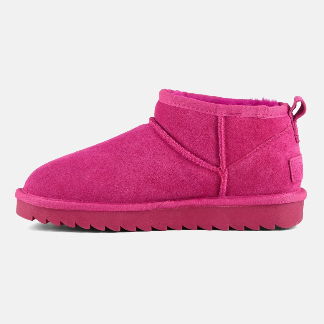 Stivaletto da donna Colors Of California in pelle scamosciata fuxia