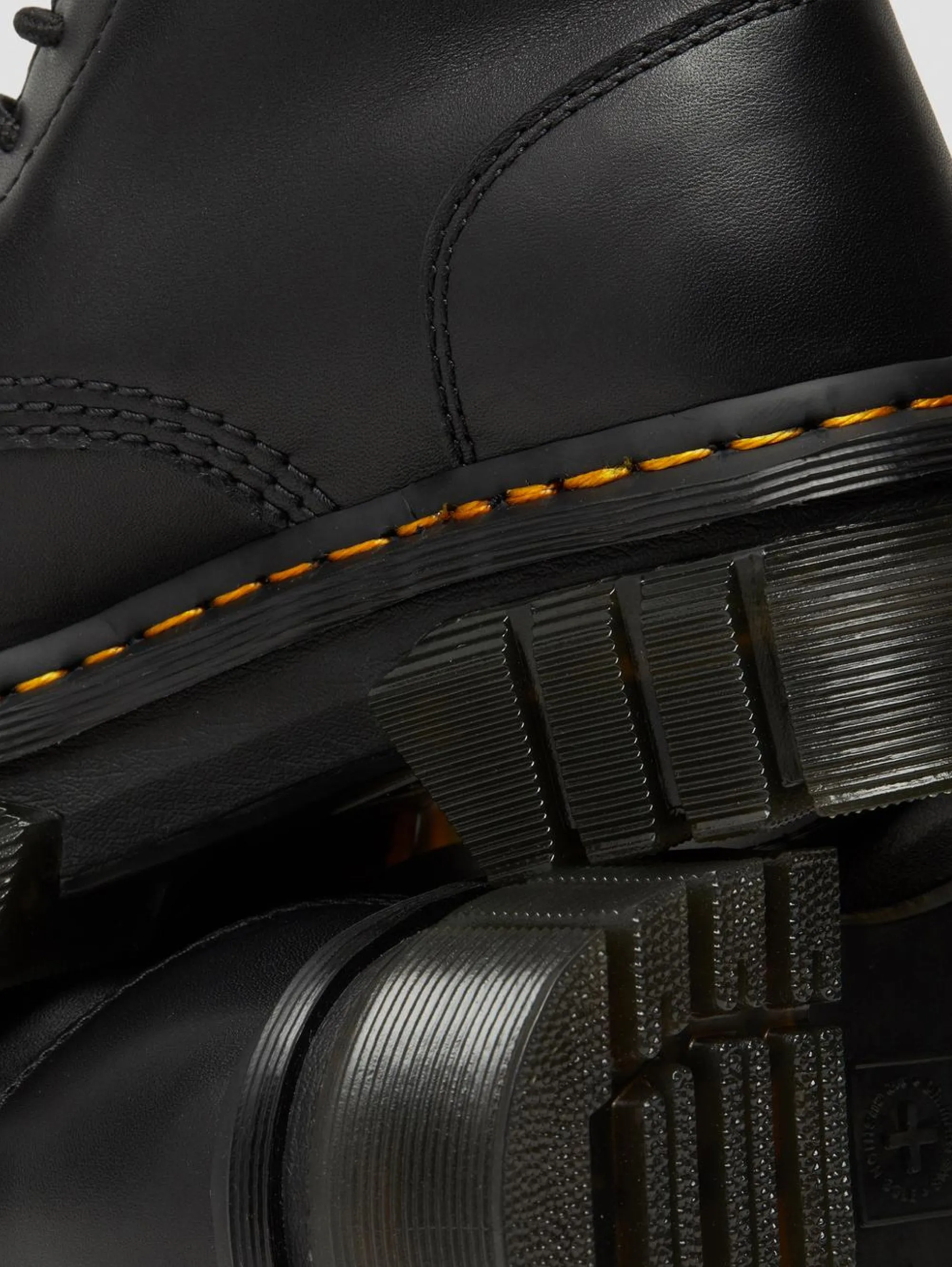 Stivali con Platform Quad Nero