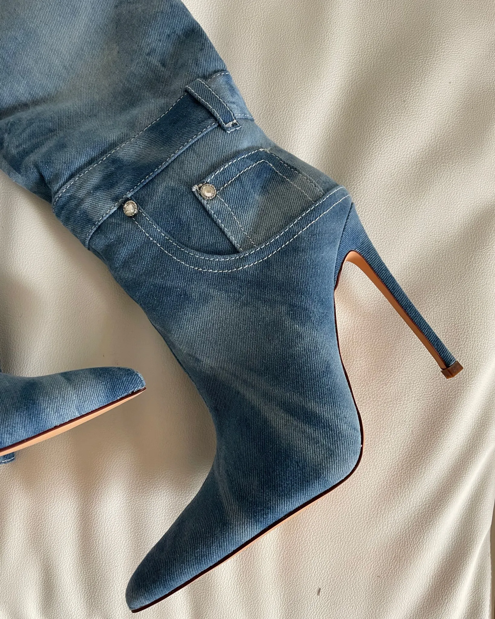 Stivali in denim