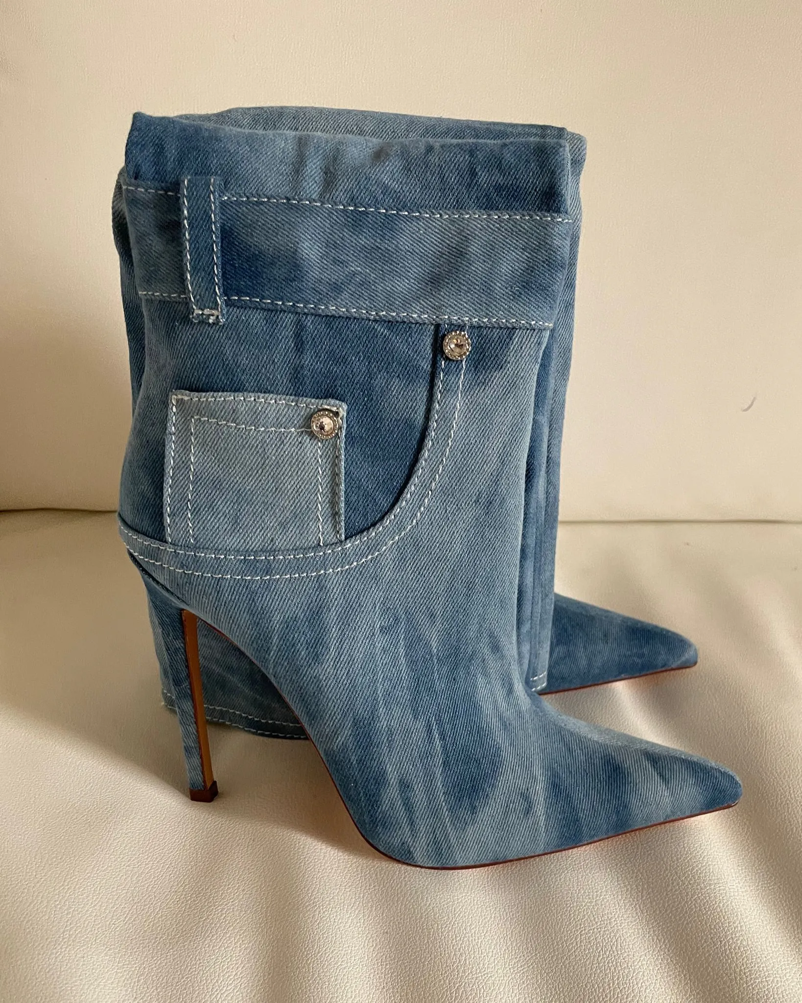 Stivali in denim