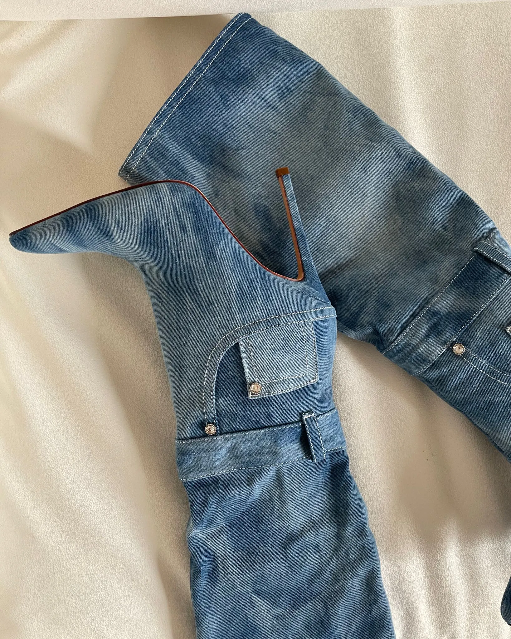 Stivali in denim