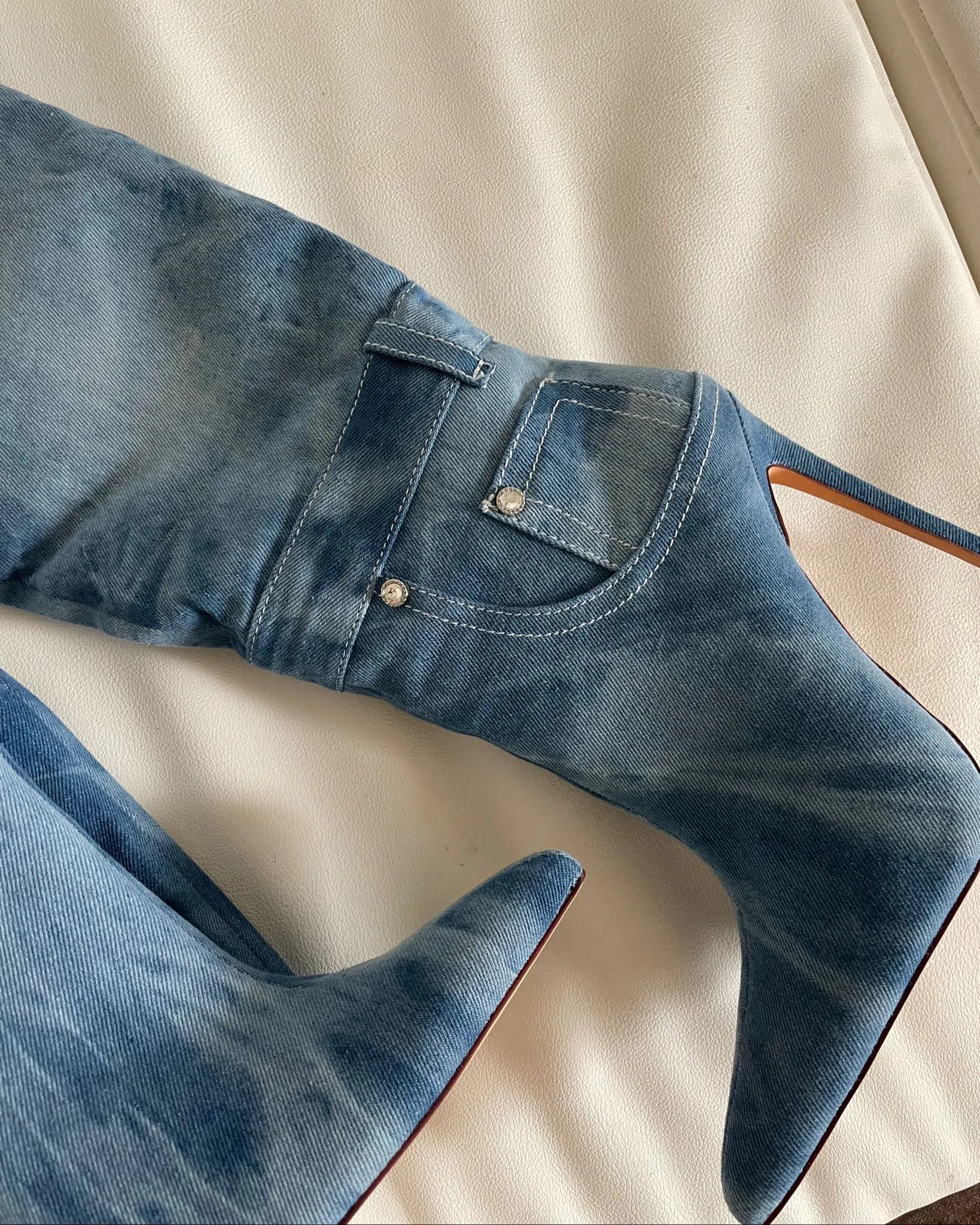 Stivali in denim