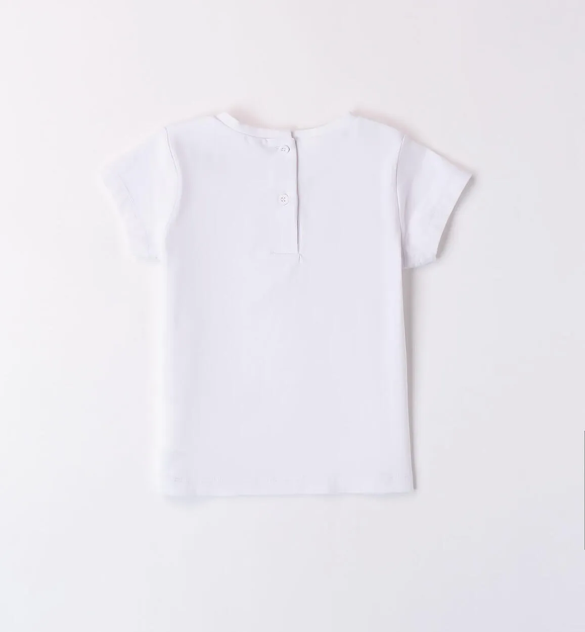 T-shirt bambina con fiocco