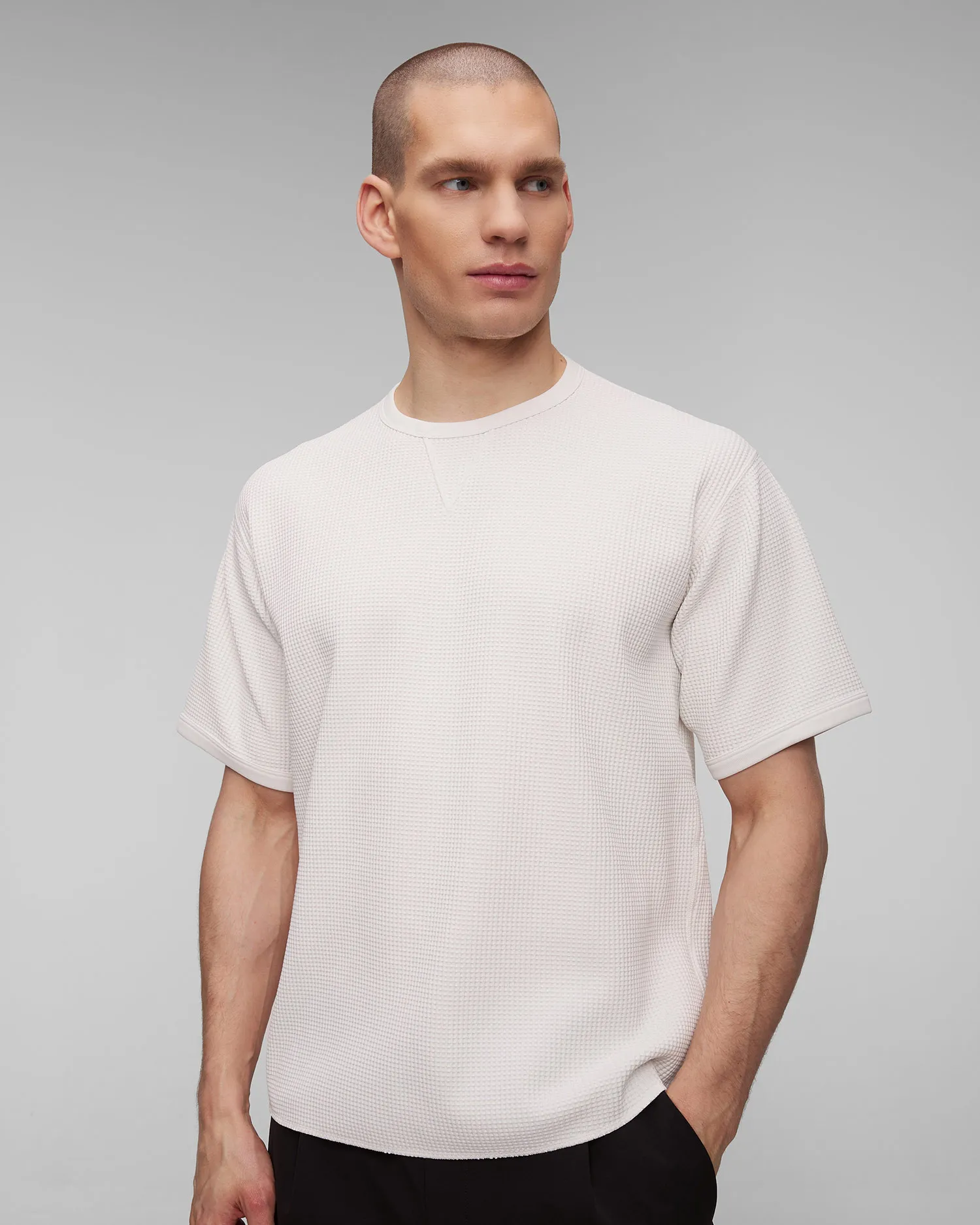 T-shirt bianca da uomo Goldwin WF Light Gusset T-shirt gm64104-w