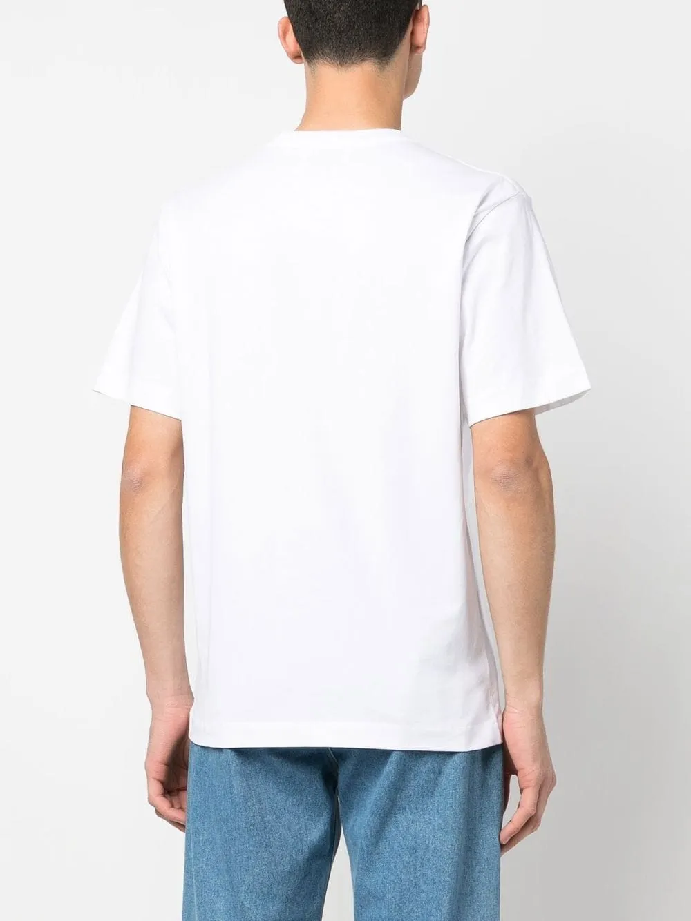 t-shirt logotype bianca