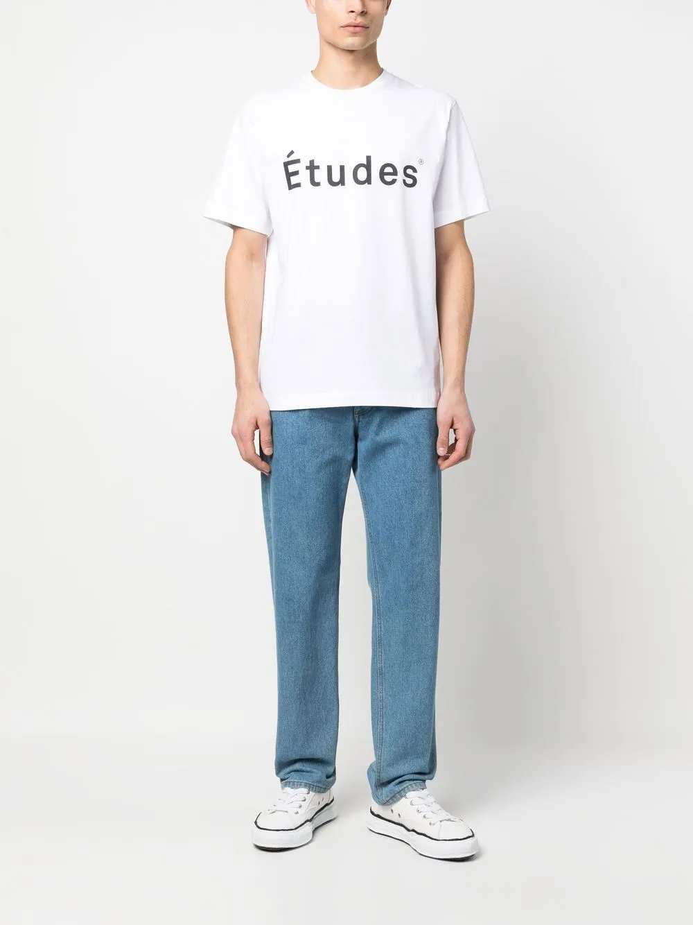 t-shirt logotype bianca