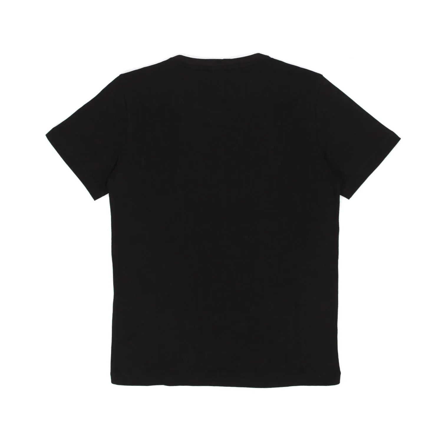 T-Shirt Nera Con Loghi Ea7 Bambino E Teen