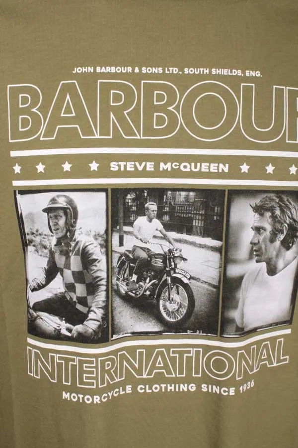 T-shirt Uomo Barbour Verde
