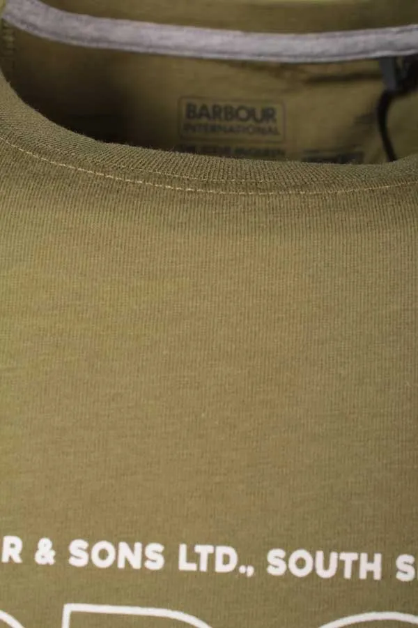 T-shirt Uomo Barbour Verde