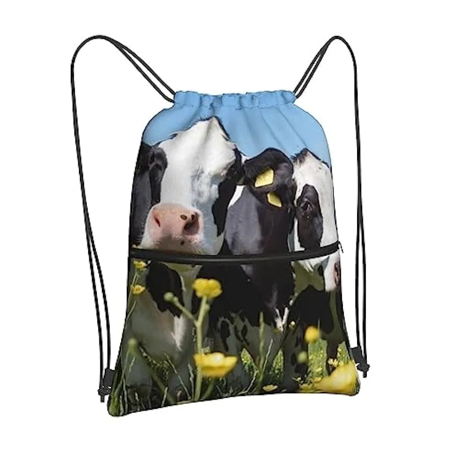 TEMKIN Green Frog Zaino con coulisse con cerniera, borsa zaino impermeabile regolabile, progettato per sport fitness, campeggio 