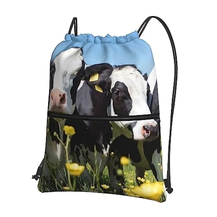 TEMKIN Green Frog Zaino con coulisse con cerniera, borsa zaino impermeabile regolabile, progettato per sport fitness, campeggio 