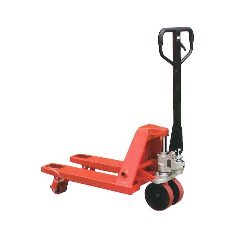 Transpallet manuale con doppi rulli portata max 2500 kg e forche da 1150x540 mm