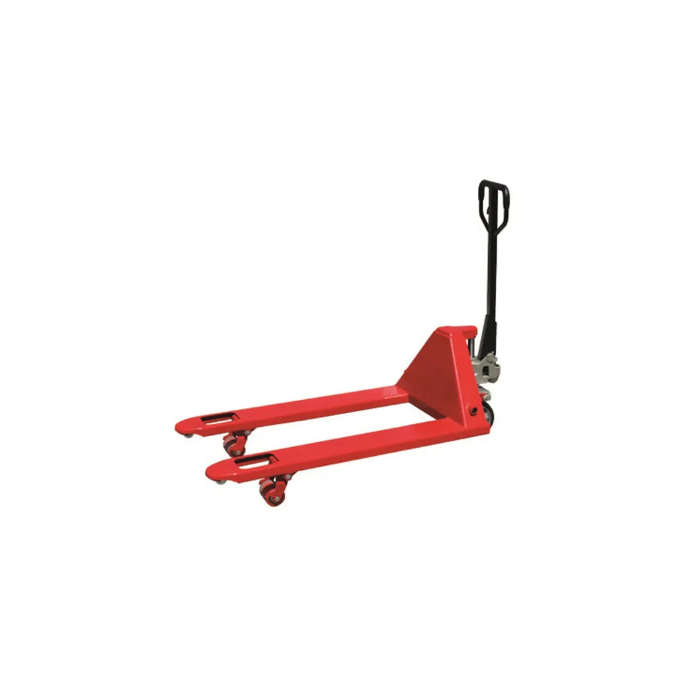 Transpallet manuale con doppi rulli portata max 2500 kg e forche da 1150x540 mm