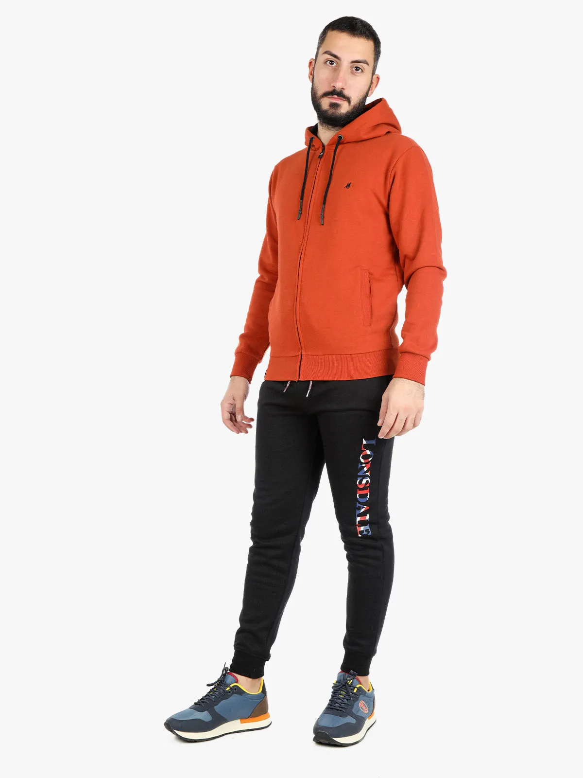 U.S. Grand Polo Sweat-shirt épais pour hommes avec capuche et zip