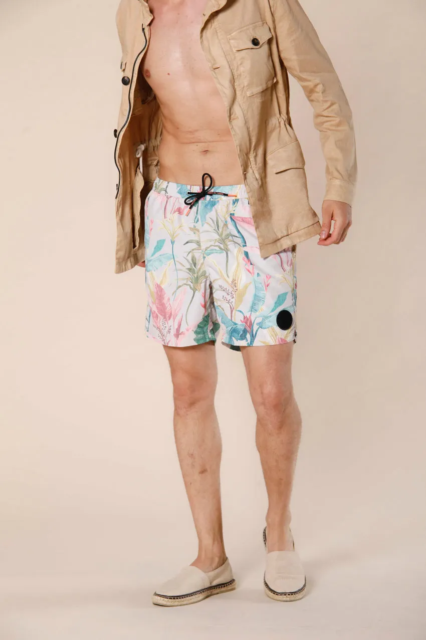 Versilia Beach maillot de bain homme en polyester avec motif floreal  jungle regular ①