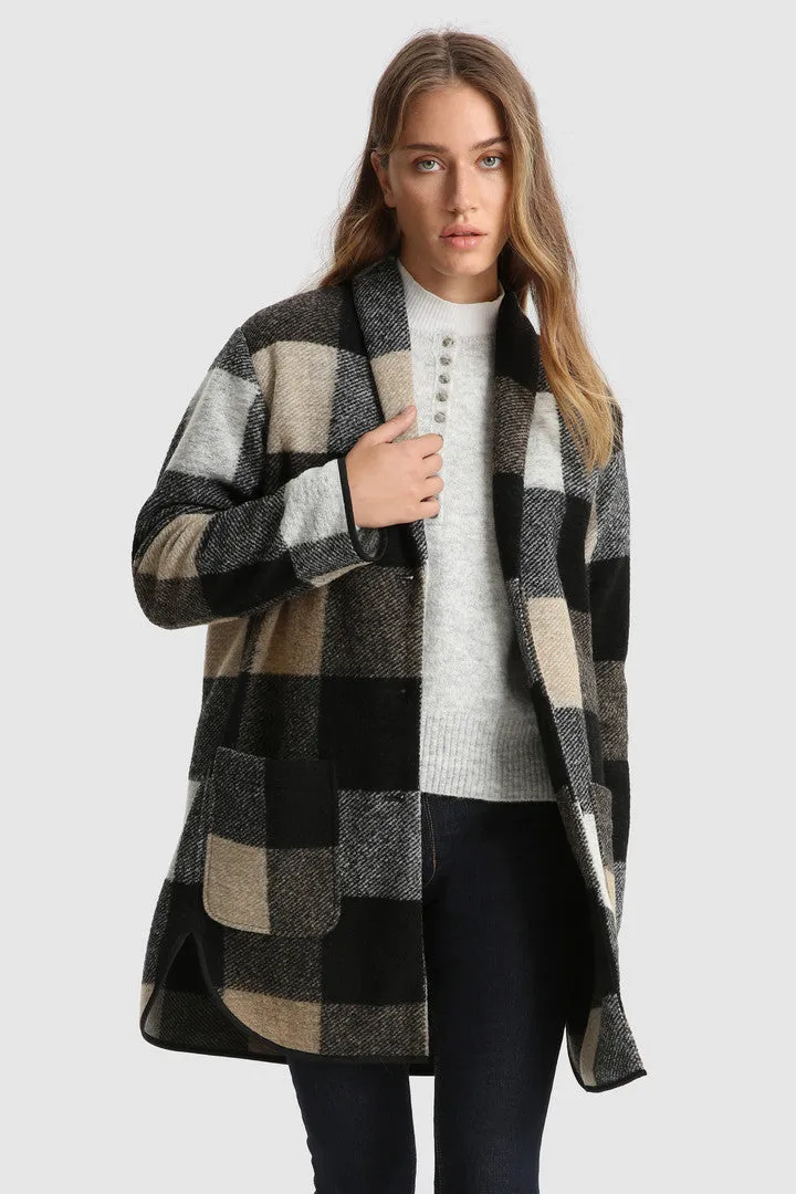 Woolrich coat / Black
