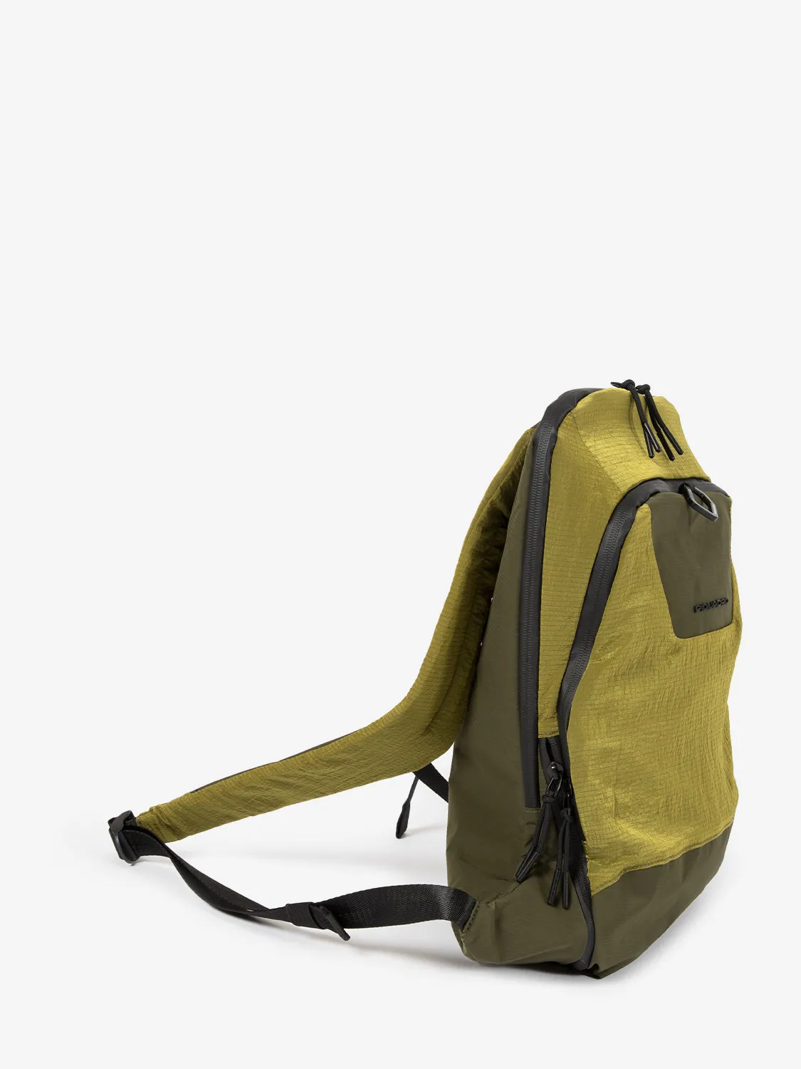 Zaino slim in tessuto espandibile porta pc 15'' verde