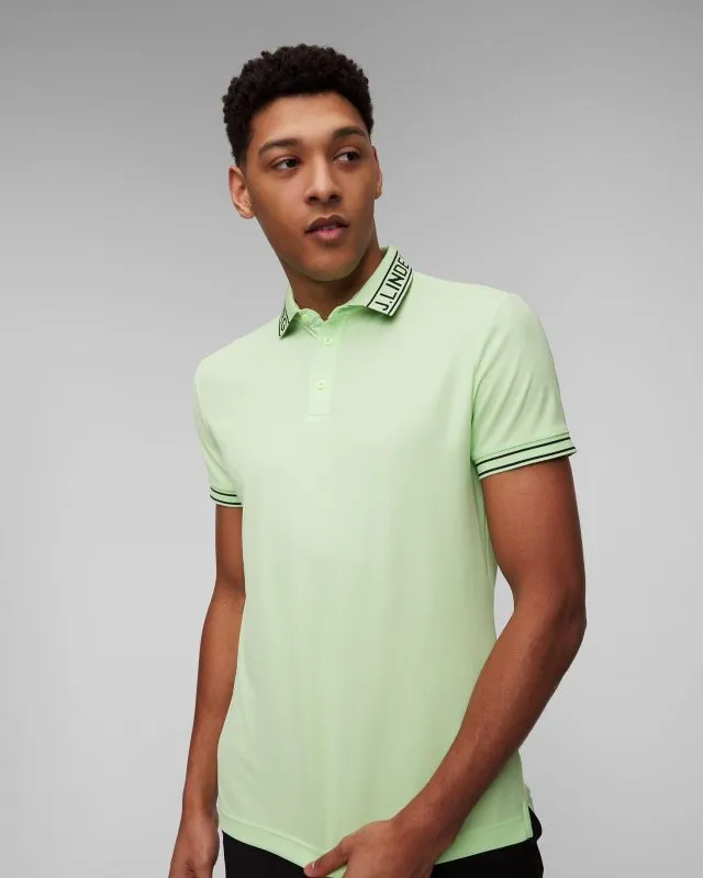 Zielone polo męskie J.Lindeberg Austin GMJT09171-m073