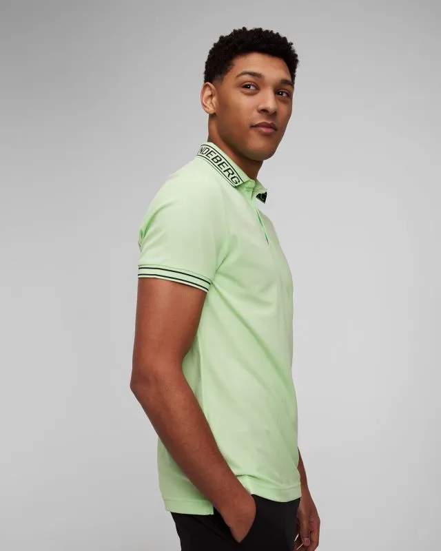 Zielone polo męskie J.Lindeberg Austin GMJT09171-m073