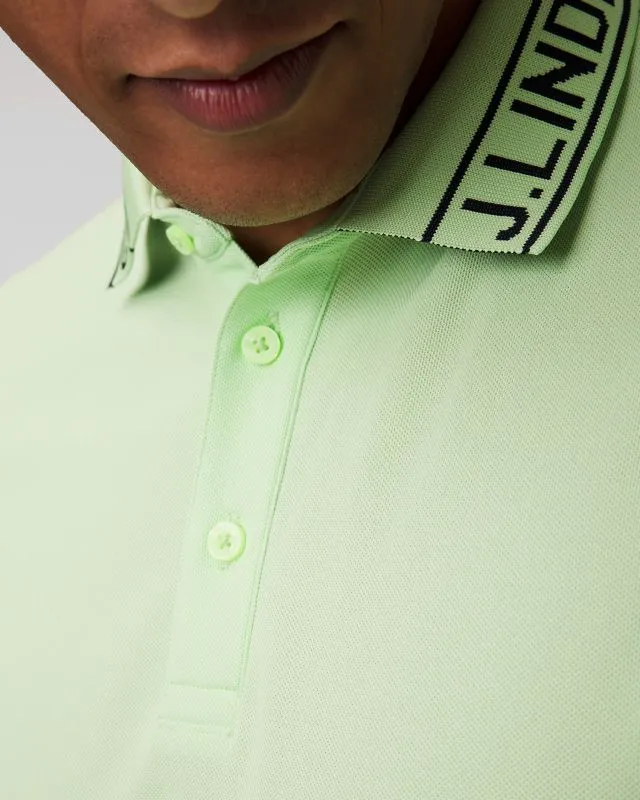 Zielone polo męskie J.Lindeberg Austin GMJT09171-m073